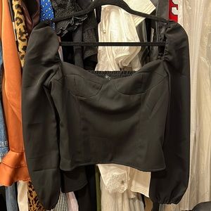 O.P.T. Bustier style blouse